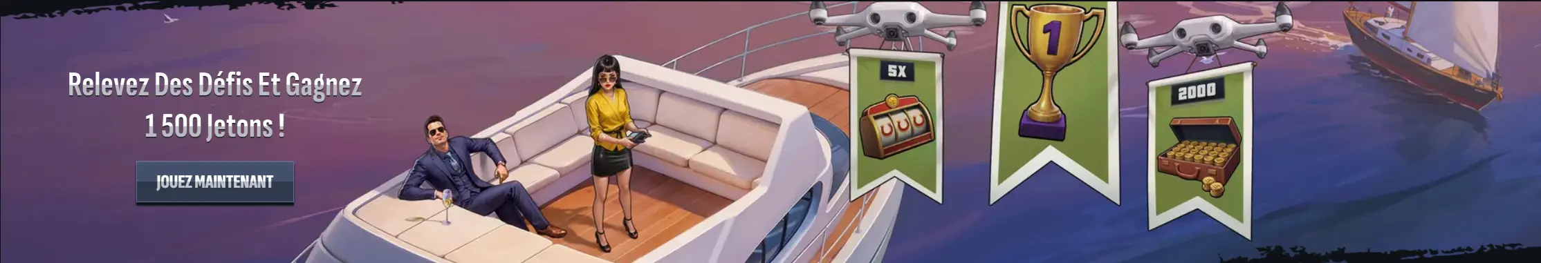 Relevez des defis et gagnez.